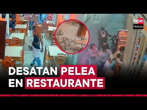 Sujetos destrozan restaurante tras salir de discoteca en Cajamarca