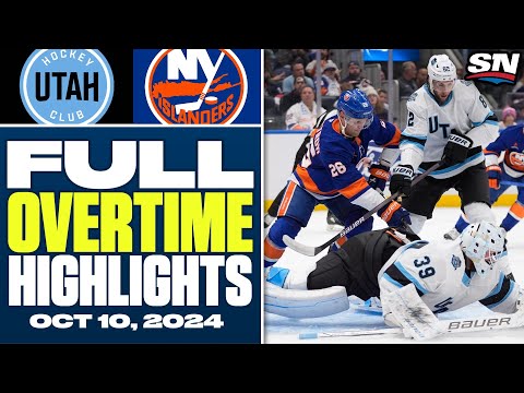 Utah Hockey Club at New York Islanders  | FULL Overtime Highlights - October 10, 2024