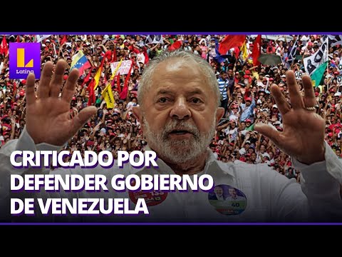 Lula da Silva fue criticado por otros presidentes tras defender al gobierno venezolano