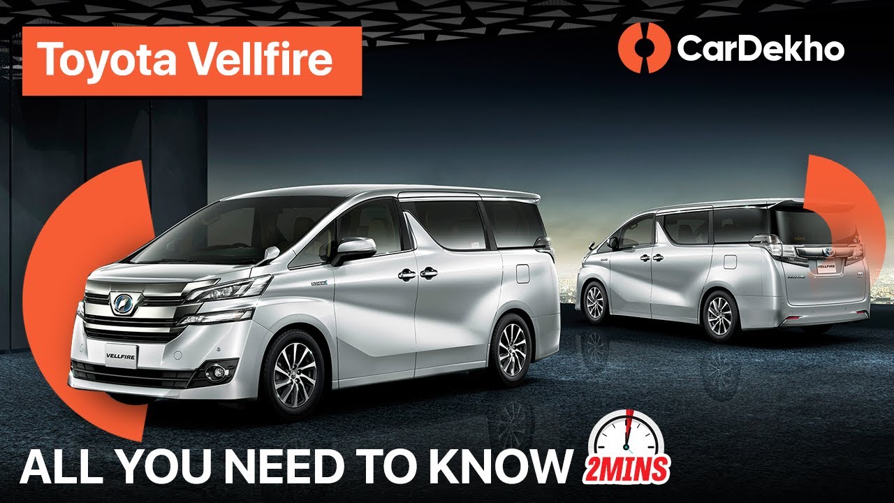 Toyota Vellfire India (6-Seater MPV) | Size, Business Class Seats & Expected Price | in2mins