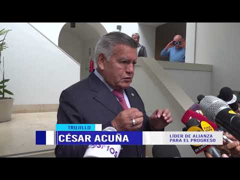 César Acuña: “APP apoyará informe que recomienda inhabilitación de Castillo”