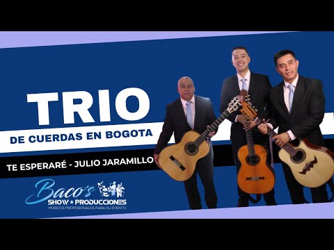 Serenata dia de la madre- Trio de cuerdas en Bogota - Esperaré - Julio Jaramillo