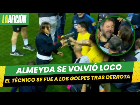 ¡Perdió la cabeza! Matías Almeyda protagoniza fuerte pelea tras derrota de AEK Atenas ante el PAOK