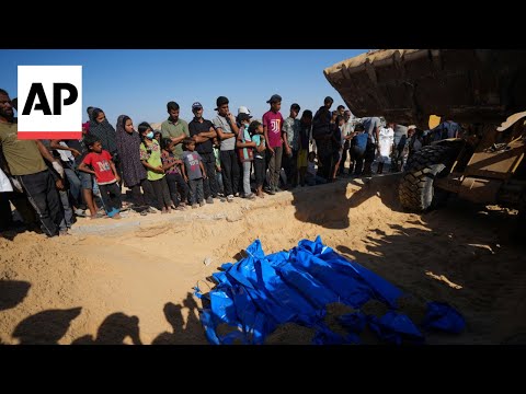 Bodies of 88 Palestinians buried after being returned to Gaza by Israel