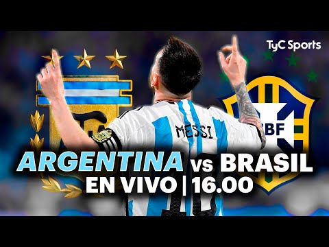 EN VIVO  BRASIL vs ARGENTINA| Eliminatorias Sudamericanas  ¡Juega la SCALONETA por TyC SPORTS!