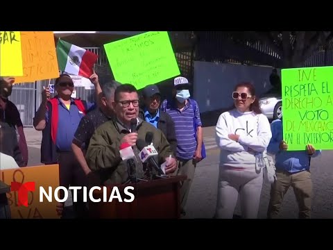 Mexicanos en el exterior denuncian fraude para impedir su voto. El INE lo niega | Noticias Telemundo