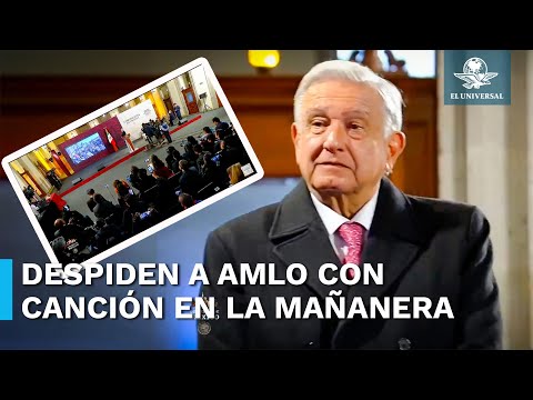 Conmovido, AMLO llora en su última mañanera