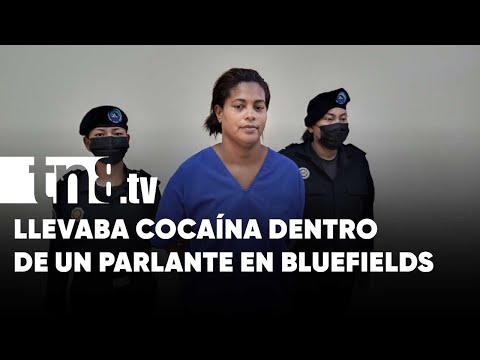 La capturan con más de 5 kilos de cocaína en Bluefields - Nicaragua