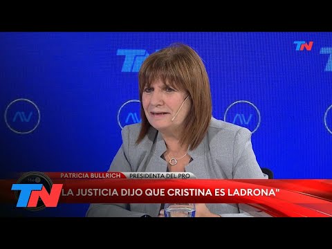 CFK CONDENADA I Cristina es una ladrona, lo dijo la justicia: Patricia Bullrich en A2V