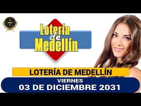 Resultado Lotería de Medellín Viernes 03 de diciembre 2021