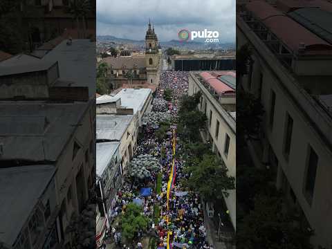 Marchas contra Gustavo Petro, vistas desde el aire | Pulzo