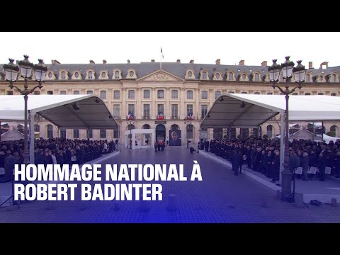 Les moments forts de l'hommage national à Robert Badinter