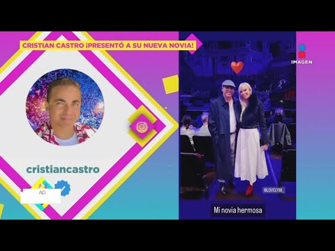 ¡Ya SUPERÓ a Mariela Sánchez! Cristian Castro ESTRENA nuevo ROMANCE | DPM