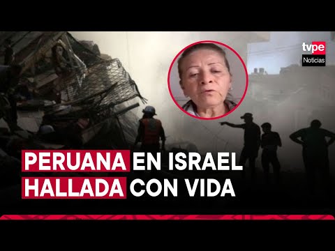 Israel: Peruana Rufina Pereira está a salvo tras ataque de Hamás, informo embajada israelí