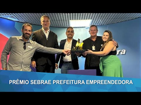Consultor de Guaxupé recebe Prêmio Sebrae Prefeitura Empreendedora