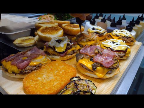 8평 주방에서 월 매출 6000만원?! 배달만으로 하루 300개 버거 판매하는 수제버거집 / Amazing homemade burger - Korean street food