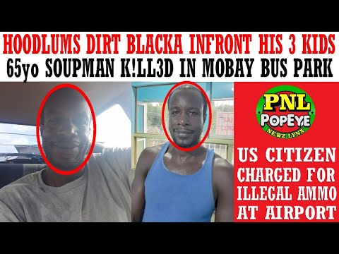 Hoodlums DIRT Blacka infront his K!D5 + Soupman K!LL3D in Mobay bus park + US citizen arrested (PNL)