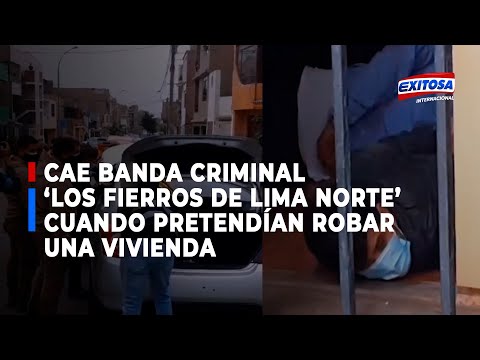 Carabayllo: Intervienen a 'Los Fierros de Lima Norte' cuando pretendían robar una vivienda
