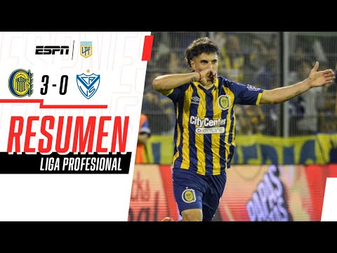 EL CANALLA GOLEÓ AL LÍDER EN EL GIGANTE DE ARROYITO | Rosario Central 3-0 Vélez | RESUMEN