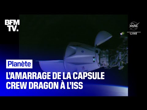 Les images de l’arrivée de la capsule Crew Dragon à l’ISS avec Thomas Pesquet à son bord
