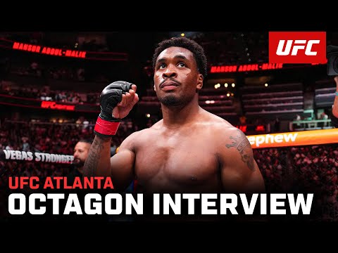 Mansur Abdul-Malik Octagon Interview | UFC Atlanta