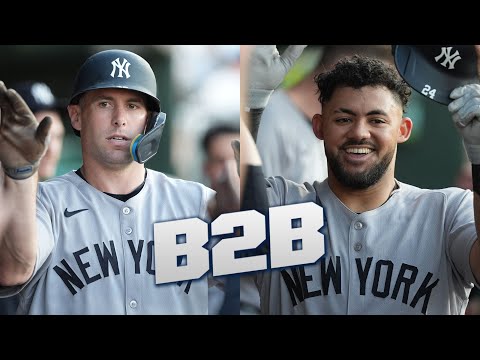 BACK-TO-BACK! Paul Goldschmidt and Jasson Domínguez go YARD for the Yankees!