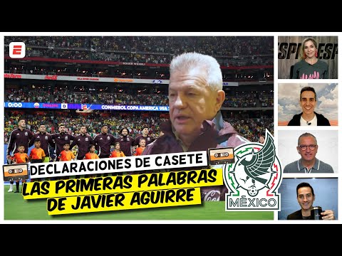 JAVIER AGUIRRE acepta sus FRACASOS en su primeras DECLARACIONES como DT de la selección | Exclusivos