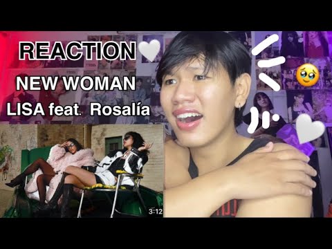 REACTION🤍LISA-NEWWOMANfea