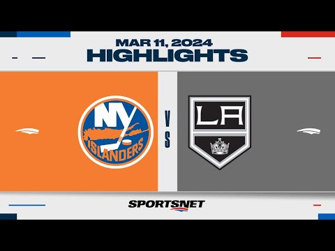 NHL Highlights | Islanders vs. Kings - March 11, 2024