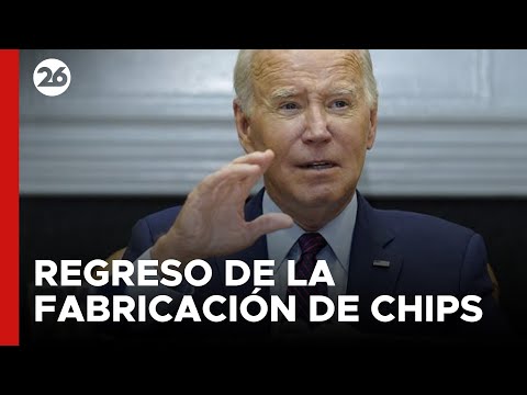 EEUU | Biden promocionó el regreso de la fabricación de chips