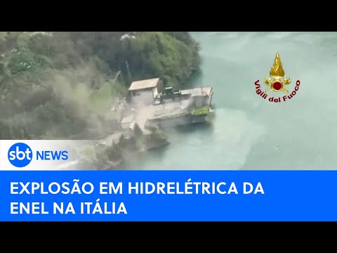 Explosão em hidrelétrica da Enel, na Itália, deixa 3 mortos | #SBTNewsnaTV(10/04/24)