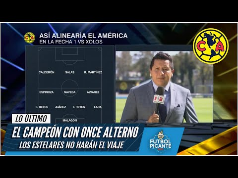 LIGA MX Alineación del América para debut en el Clausura 2024 ante Xolos de Tijuana | Futbol Picante