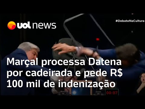 Pablo Marçal processa Datena por cadeirada e pede R$ 100 mil de indenização: 'Efeito devastador'