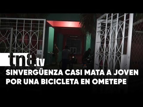 Casi lo matan por una bicicleta en la Isla de Ometepe - Nicaragua