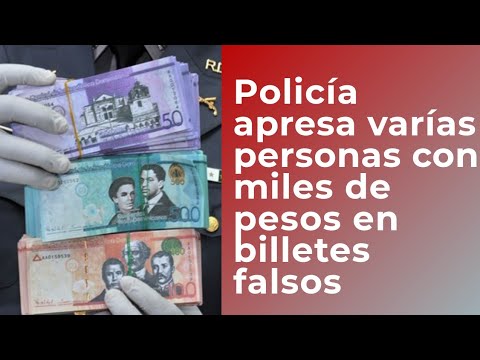 La Policía apresa a cinco personas con miles de pesos falsos