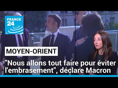 Macron veut éviter l'embrasement après l'attaque de l'Iran sur Israël • FRANCE 24