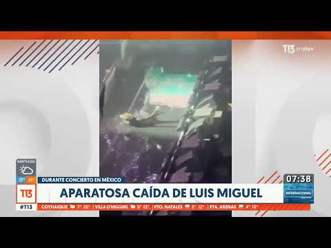 Luis Miguel preocupa tras sufrir caída durante su show en México: video del accidente se hizo viral