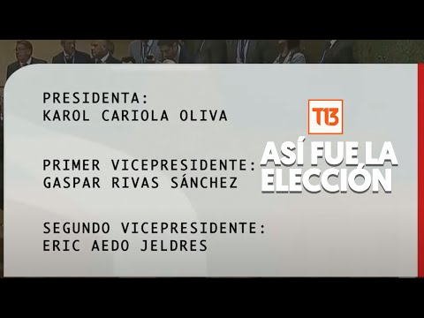 Así fue la elección de Karol Cariola como presidenta de la Cámara de Diputados y Diputadas