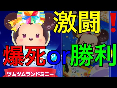 【ツムツムランド】ツムツムランドミニーを全力勝負で狙う