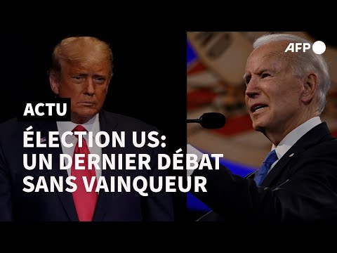 Pas de vainqueur lors du dernier débat entre Trump et Biden | AFP