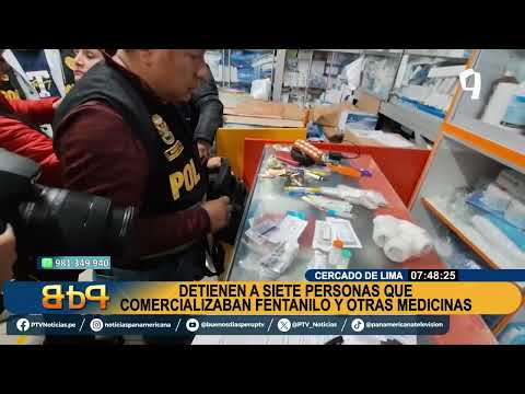 BDP  cae banda con medicamentos ilegales en el Centro de Lima