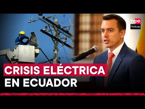 Ecuador suspende labores por dos días por crisis eléctrica