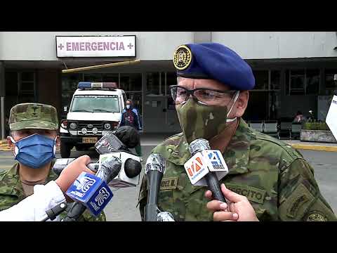 Aumento de COVID-19 en Quito colapsa tres unidades del hospital de las Fuerzas Armadas