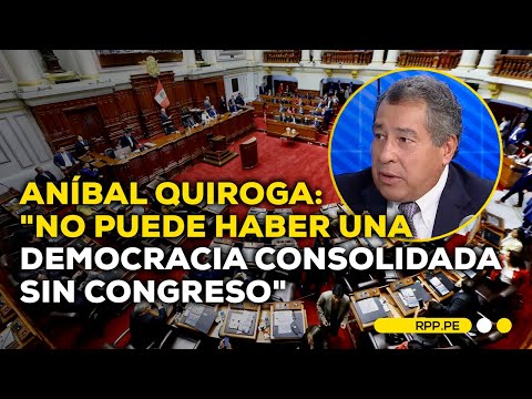 Aníbal Quiroga analiza el rol del Congreso y Tribunal Constitucional en la democracia peruana