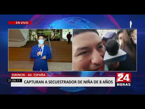 Capturan a sujeto que secuestró a niña de 8 años de la puerta de su casa en La Molina (1/3)