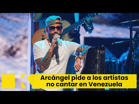 Arcángel pide a los artistas no cantar en Venezuela y Marc Anthony canceló su concierto en ese país