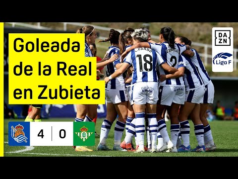 Real Sociedad vs Real Betis Féminas (4-0) | Resumen y goles | Highlights Liga F