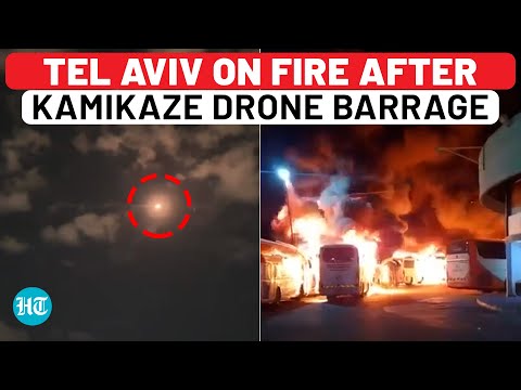 Tel Aviv, Two Other Central Israeli Regions Hit By Drones As IDF Bombs Beirut & Syria | Gaza War