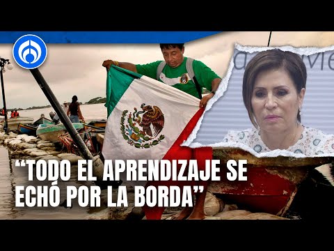 Gobierno de AMLO no actúa de forma idónea ante el huracán 'Otis’: Rosario Robles