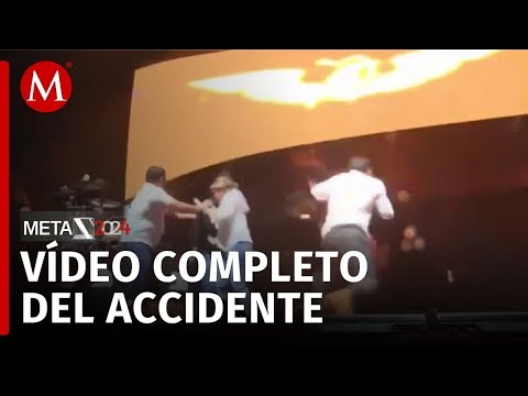¡Impactante! Video revela momentos previos al colapso del templete en Nuevo León